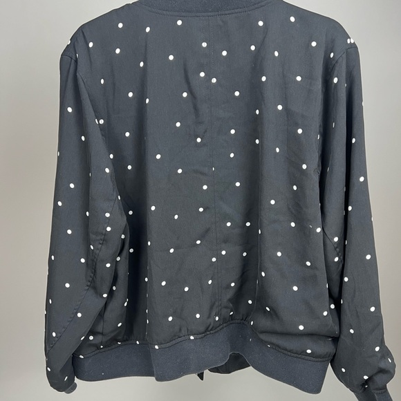 Who What Wear Polkadot Bomber Jacket - Picture 2 of 4